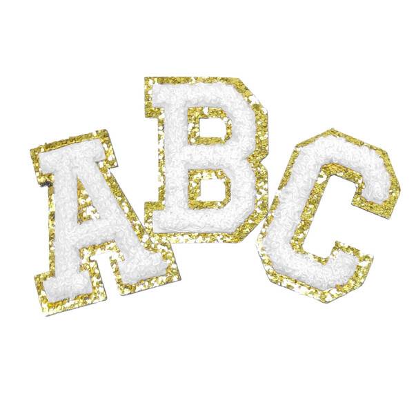 Mea Living Buchstabensticker "A" weiß/gold Glitter Kostenlose Rückgabe