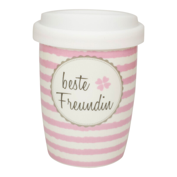 Mea Living Coffee to Go Becher klein "beste Freundin"