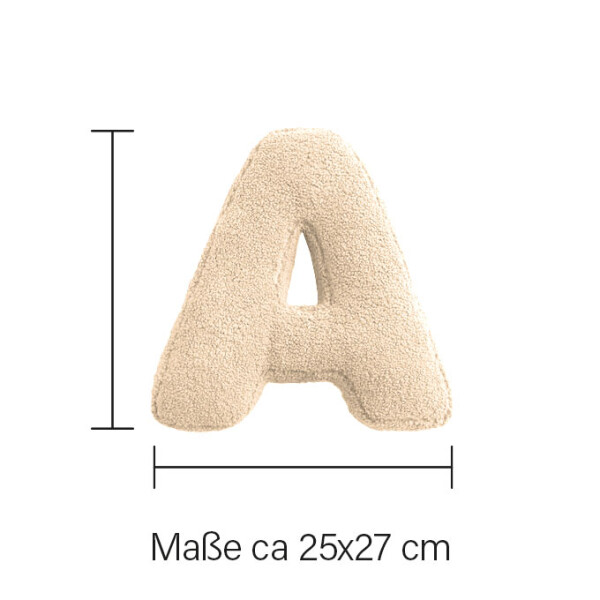 Mea Living Buchstabenkissen "A" wollweiss Günstiger Verkauf