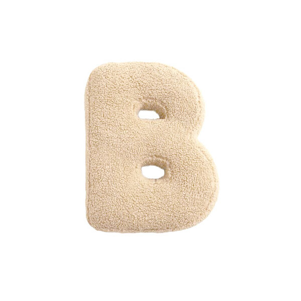 Mea Living Buchstabenkissen "B" wollweiss