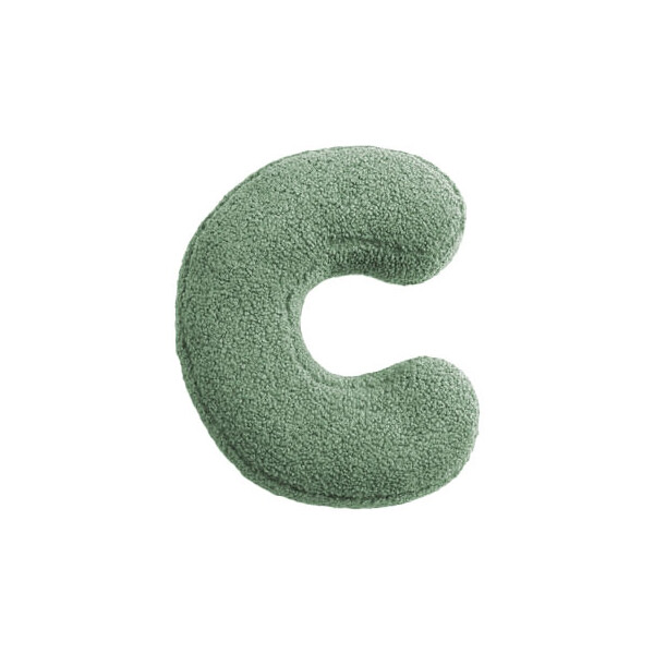 Mea Living Buchstabenkissen "C" grün