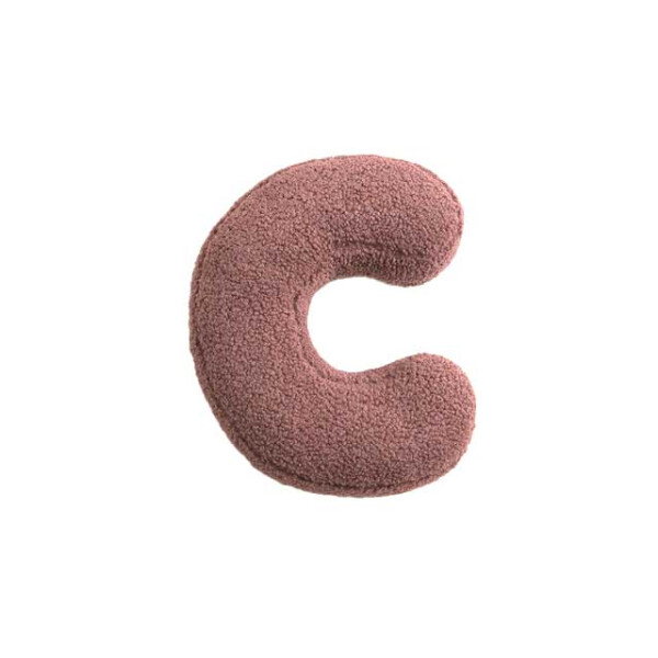 Mea Living Buchstabenkissen "C" rose