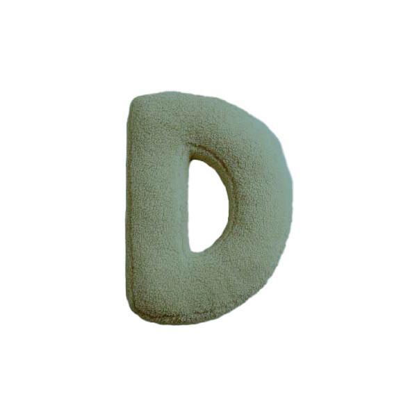 Mea Living Buchstabenkissen "D" grün