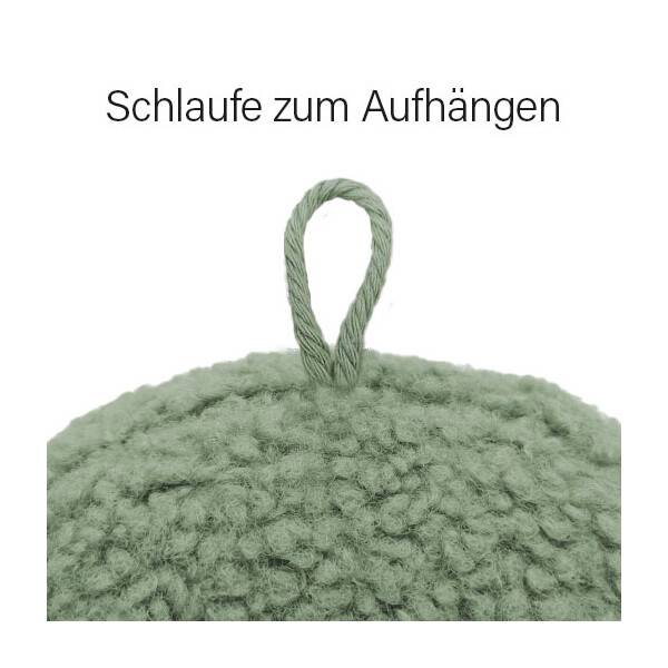 Mea Living Buchstabenkissen "D" grün Fabrikpreis