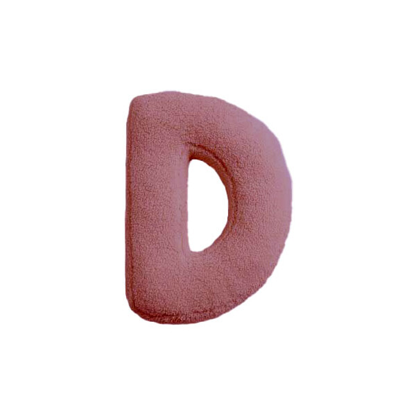 Mea Living Buchstabenkissen "D" rose