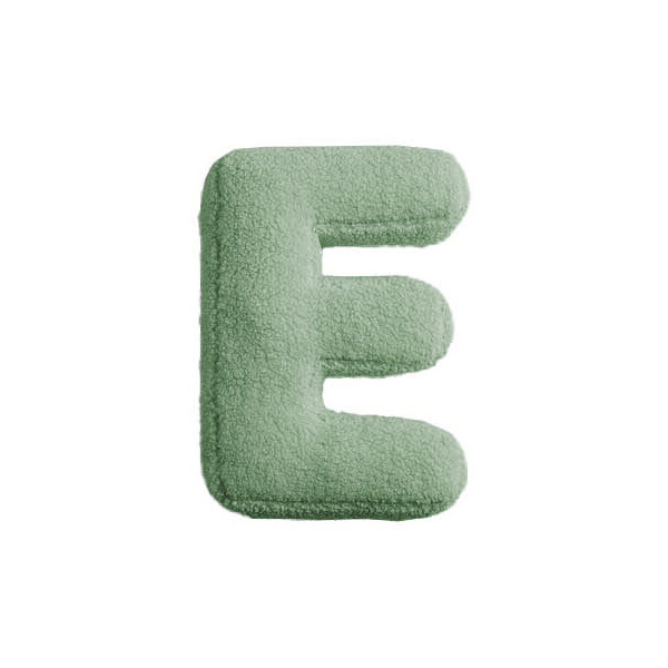 Mea Living Buchstabenkissen "E" grün