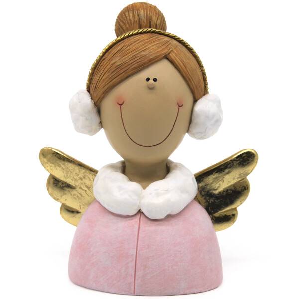 Mea Living Engel Kim rosa/gold 8 cm x 4,5 cm x 9,5 cm Black Friday
