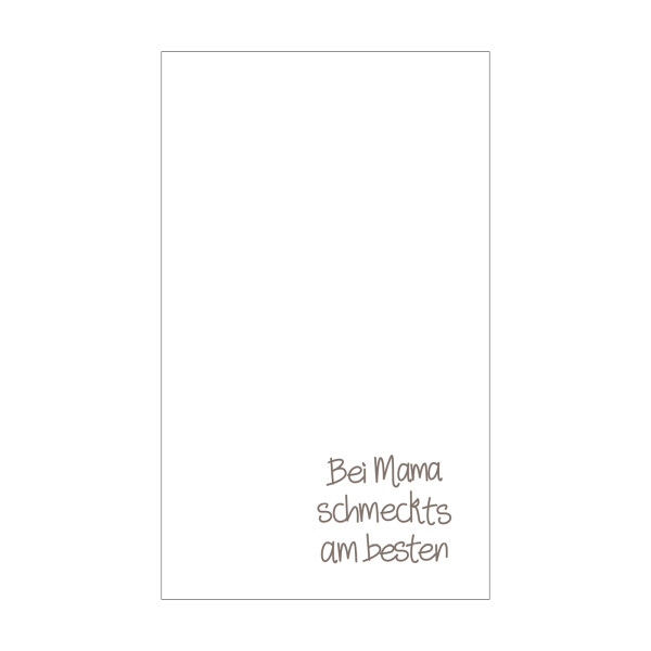 Mea Living Geschirrtuch "Bei Mama schmeckts am besten" Top Angebot
