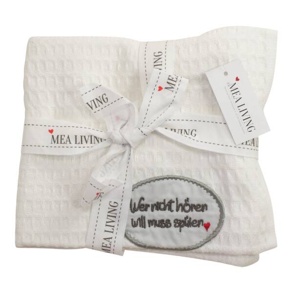 Mea Living Geschirrtuch "Bei Mama schmeckts am besten" Top Angebot