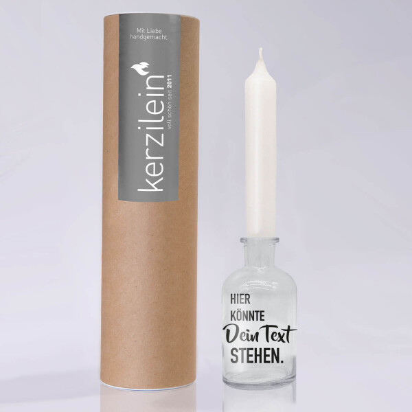 Mea Living Glas mit Stabkerze individuell Online Outlet