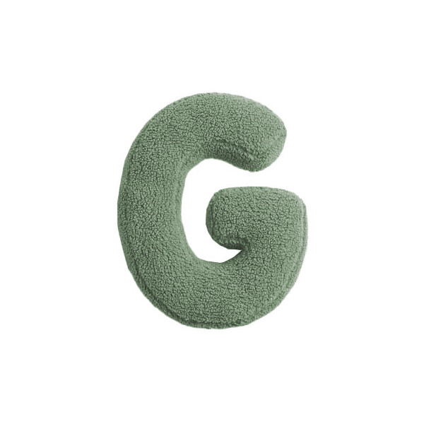 Mea Living Buchstabenkissen "G" grün