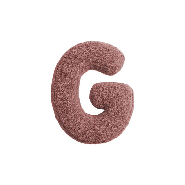 Mea Living Buchstabenkissen "G" rose