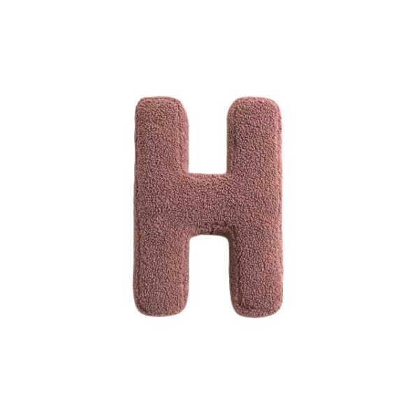 Mea Living Buchstabenkissen "H" rose