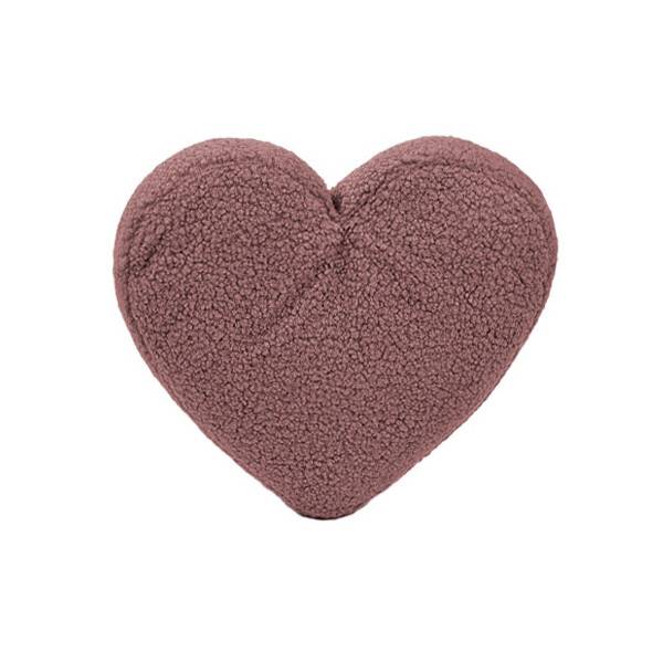 Mea Living Buchstabenkissen "Herz" rose
