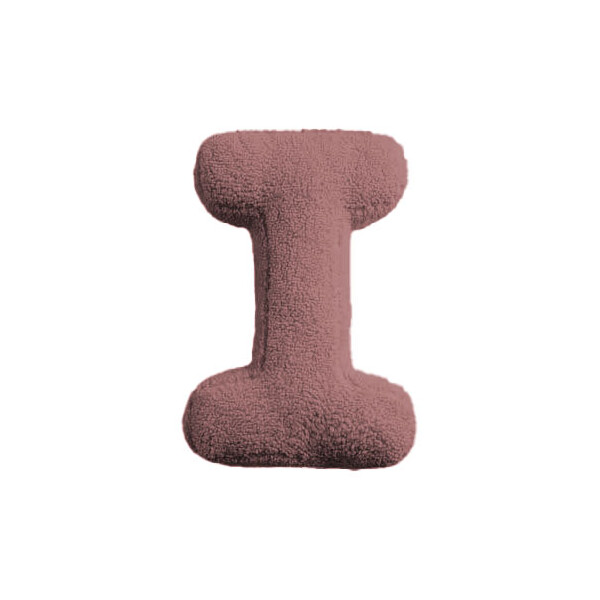 Mea Living Buchstabenkissen "I" rose