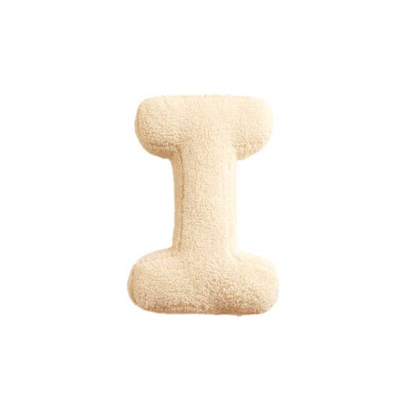 Mea Living Buchstabenkissen "I" wollweiss