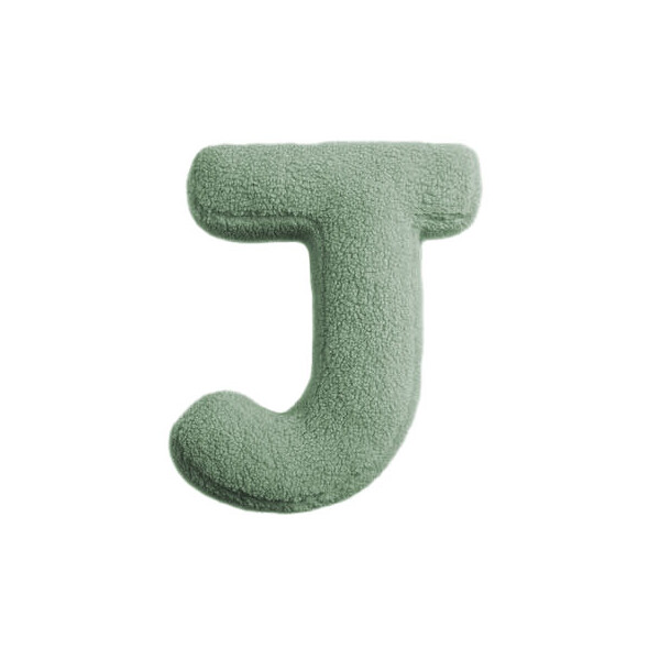 Mea Living Buchstabenkissen "J" grün