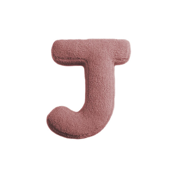 Mea Living Buchstabenkissen "J" rose