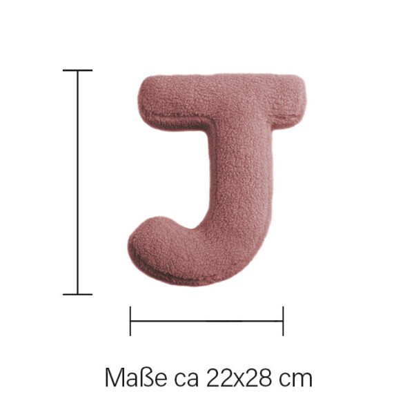 Mea Living Buchstabenkissen "J" rose Wochenangebot