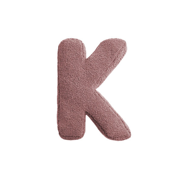 Mea Living Buchstabenkissen "K" rose