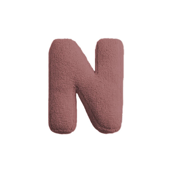 Mea Living Buchstabenkissen "N" rose