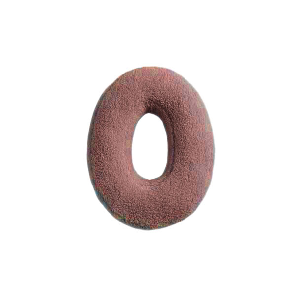 Mea Living Buchstabenkissen "O" rose Bis zu 55% Rabatt