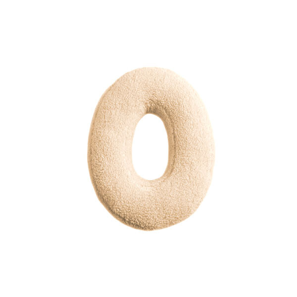 Mea Living Buchstabenkissen "O" wollweiss