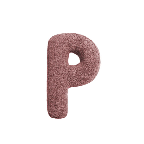 Mea Living Buchstabenkissen "P" rose