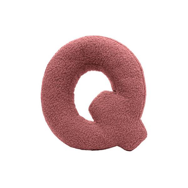 Mea Living Buchstabenkissen "Q" rose