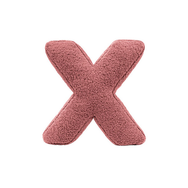 Mea Living Buchstabenkissen "X" rose Meist gekauft