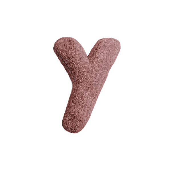 Mea Living Buchstabenkissen "Y" rose