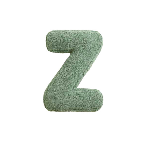 Mea Living Buchstabenkissen "Z" grün