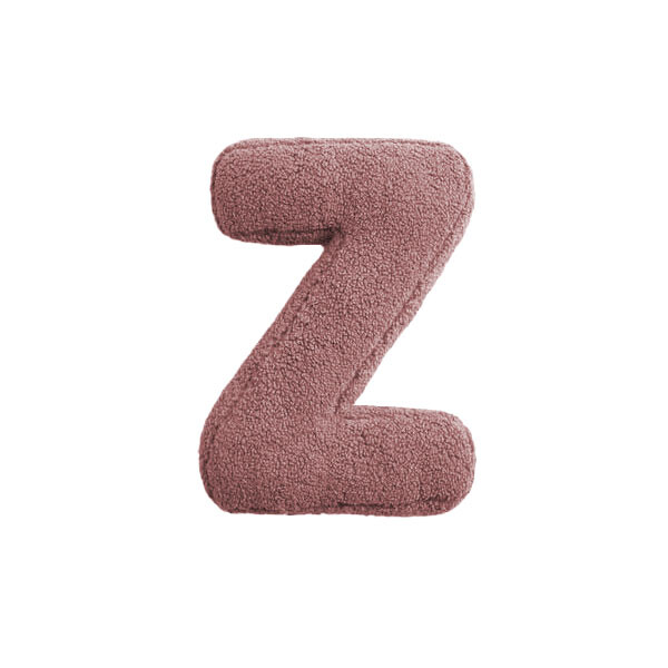 Mea Living Buchstabenkissen "Z" rose