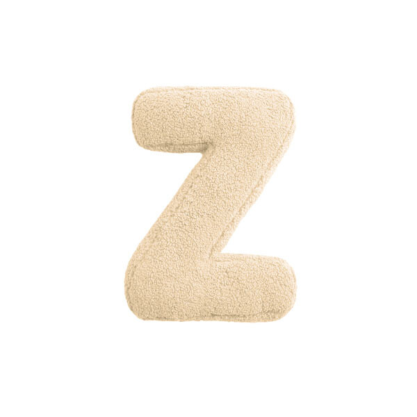 Mea Living Buchstabenkissen "Z" wollweiss