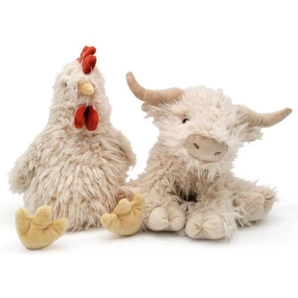 Mea Living Plüschtier Farmtier Hochlandrind 25,5 cm Online Outlet