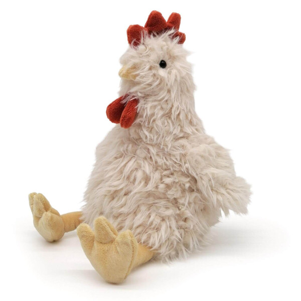 Mea Living Plüschtier Farmtier Huhn weiß 30 cm