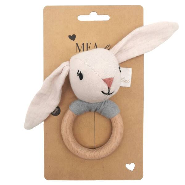 Mea Living Ring-Rassel "Hase Hugo" Große Rabatte
