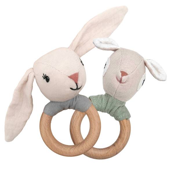 Mea Living Ring-Rassel "Hase Hugo" Große Rabatte