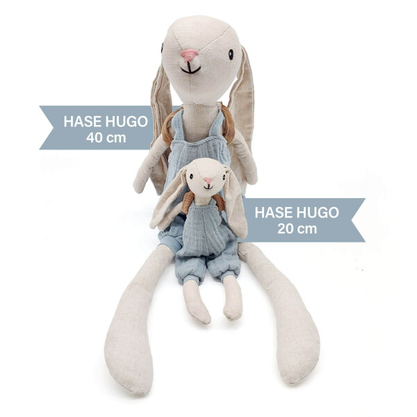Mea Living Stoffpuppe "Hase Hugo" klein 20cm Letzte 2 Tage
