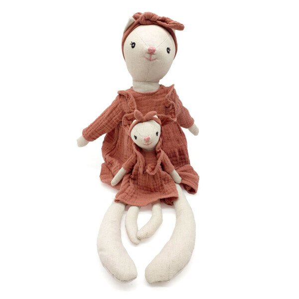 Mea Living Stoffpuppe "Katze Karla" groß 40 cm Letzter Tag