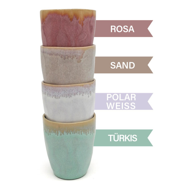 Mea Living Stoneware Espressobecher sand im Angebot