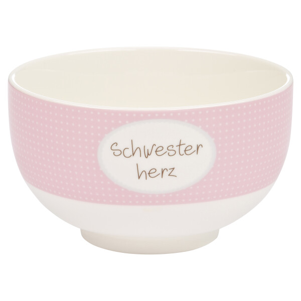 Mea Living Müslischale "Schwesterherz"