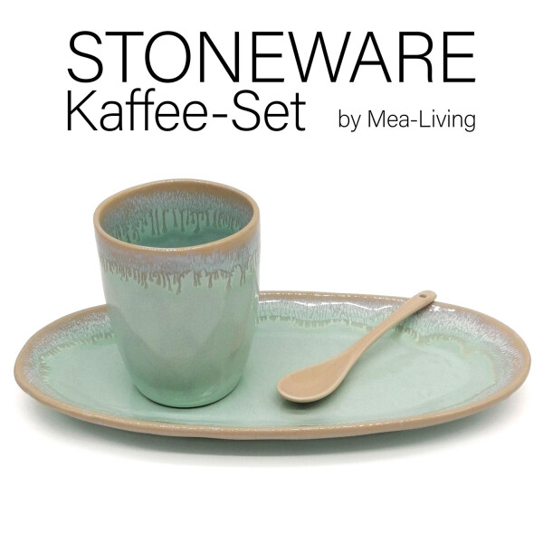 Mea Living Stoneware Set L türkis Valentinstagsangebot