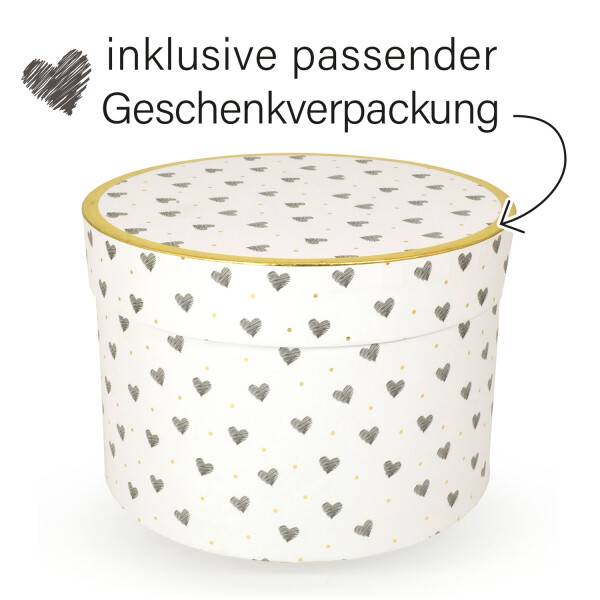 Mea Living Tasse mit Golddruck und Goldhenkel im Geschenkekarton Motiv "Lieblingsmensch" Lagerräumung