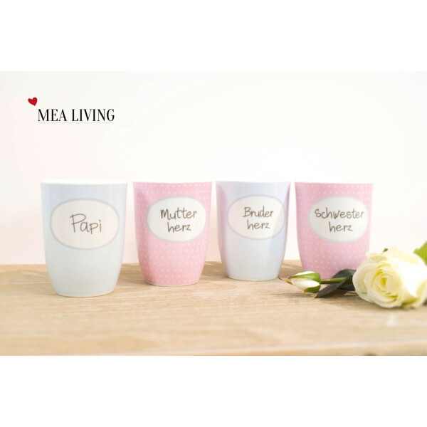 Mea Living Tasse mit Henkel "Es dauert viele Jahre, um soooo gut auszusehen" grau