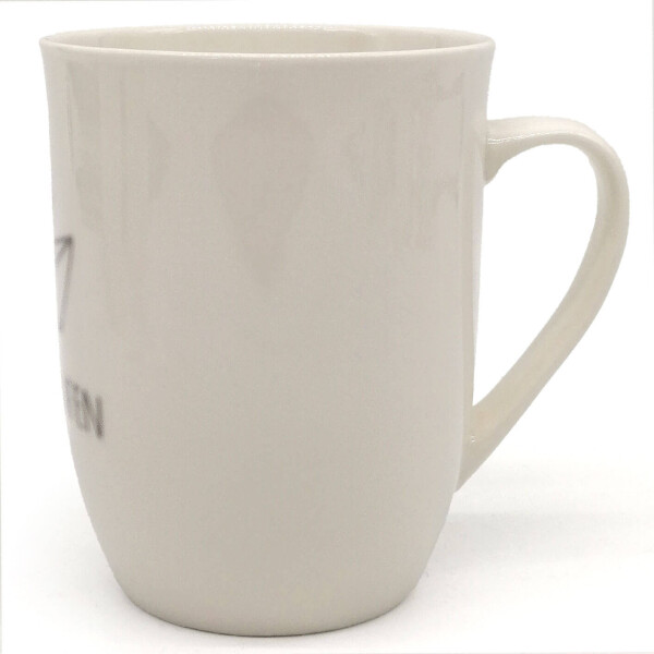 Mea Living Tasse mit Henkel "Heimathafen Papierboot" anthrazit Tägliche Deals