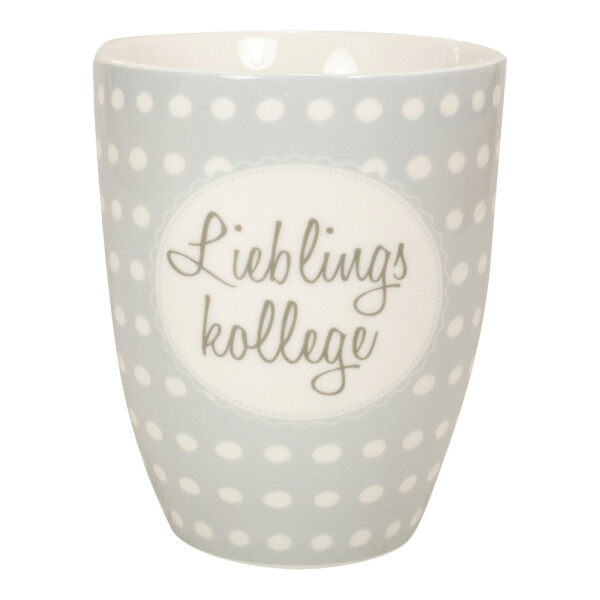 Mea Living Tasse mit Henkel "Lieblingskollege"