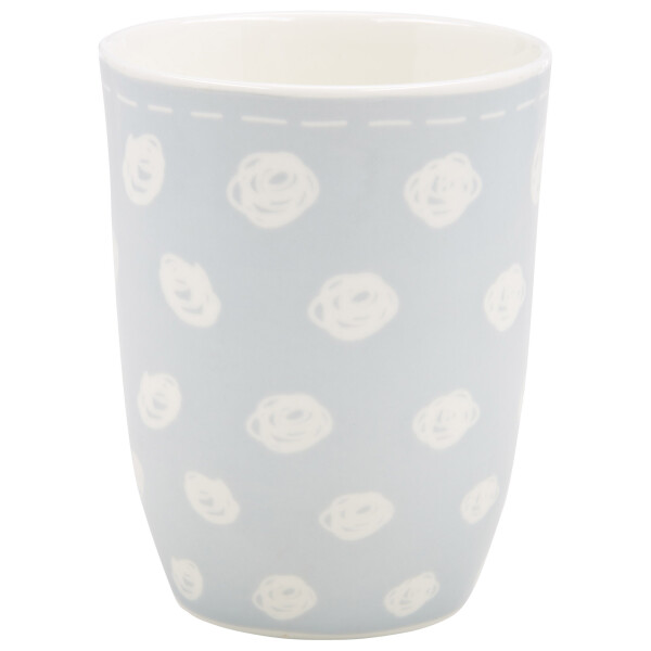 Mea Living Tasse mit Henkel "Punkte grau"
