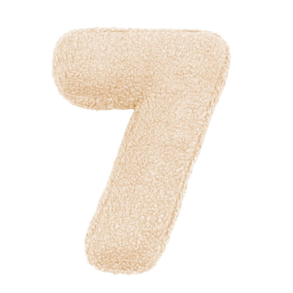Mea Living Zahlenkissen "7" wollweiss Fabrik Onlineshop