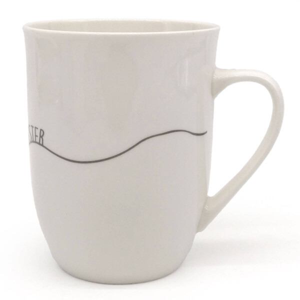 Mea Living Tasse mit Henkel "Herz geschwungen Schwester" anthrazit Vierteljährliche Förderung